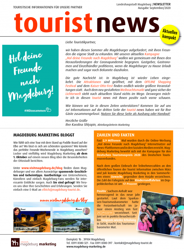 tourist news September 2020