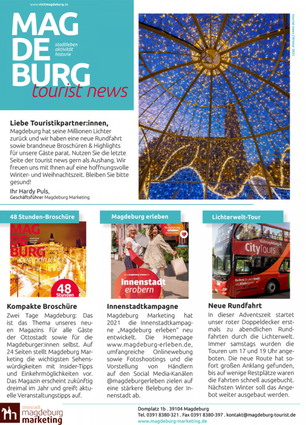 tourist news Winter 2021