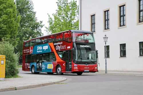 Neuer roter Doppeldecker für Magdeburg